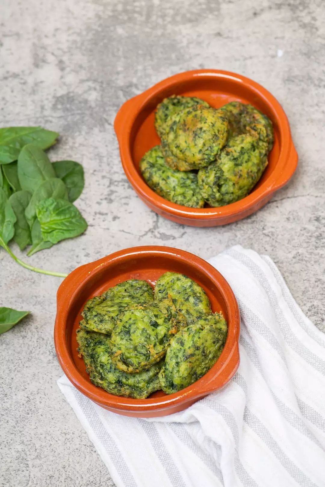 Spinach fritters